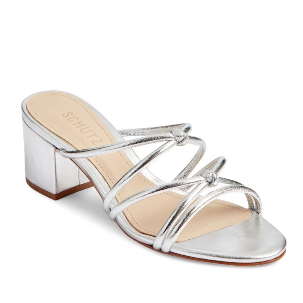 Schutz Princey Strappy Slip On Sandals Sz 11